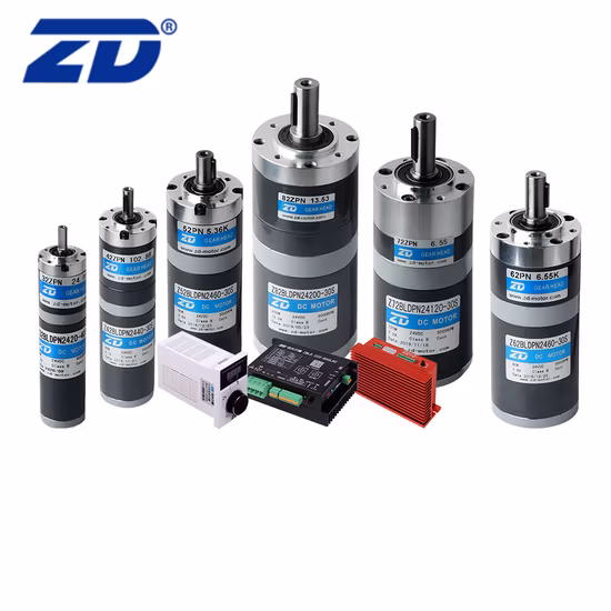 ZD haute Performance haute qualité électrique AC/DC brosse ou moteur à engrenages sans balais fabrication de boîtes de vitesses planétaires pour les Solutions d'automatisation